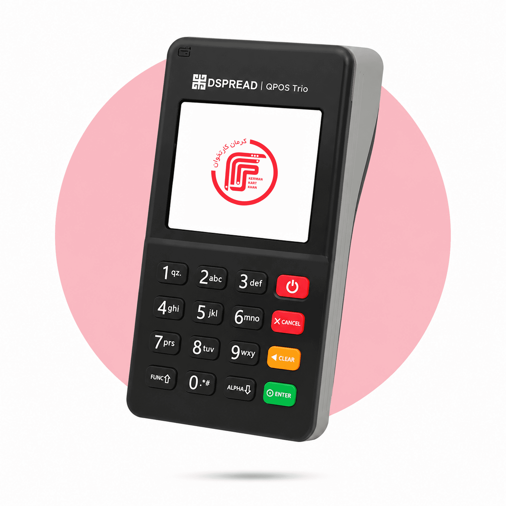 کارتخوان سیار qpos trio کارتخوان سیار از برند DSPREAD